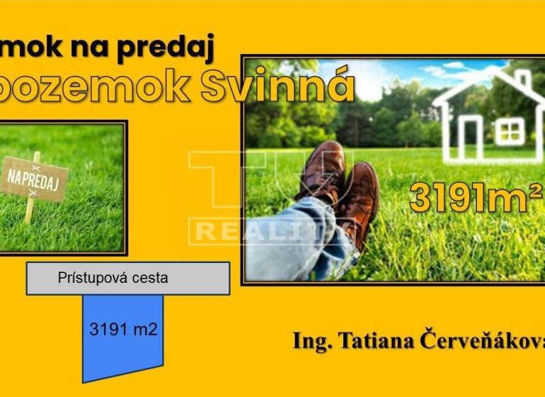 Svinná Pozemky - bývanie predaj reality Trenčín