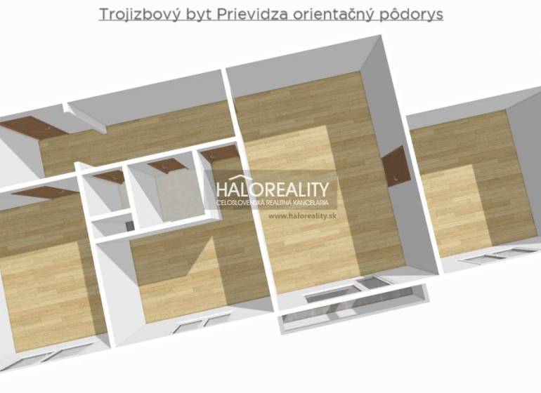 Prievidza 3-izbový byt predaj reality Prievidza