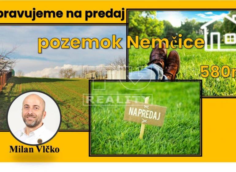 Nemčice Pozemky - bývanie predaj reality Topoľčany