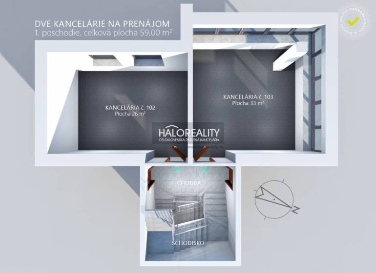 BA - Lamač Kancelárie prenájom reality Bratislava - Lamač