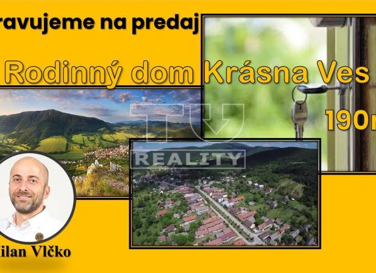 Krásna Ves Rodinný dom predaj reality Bánovce nad Bebravou