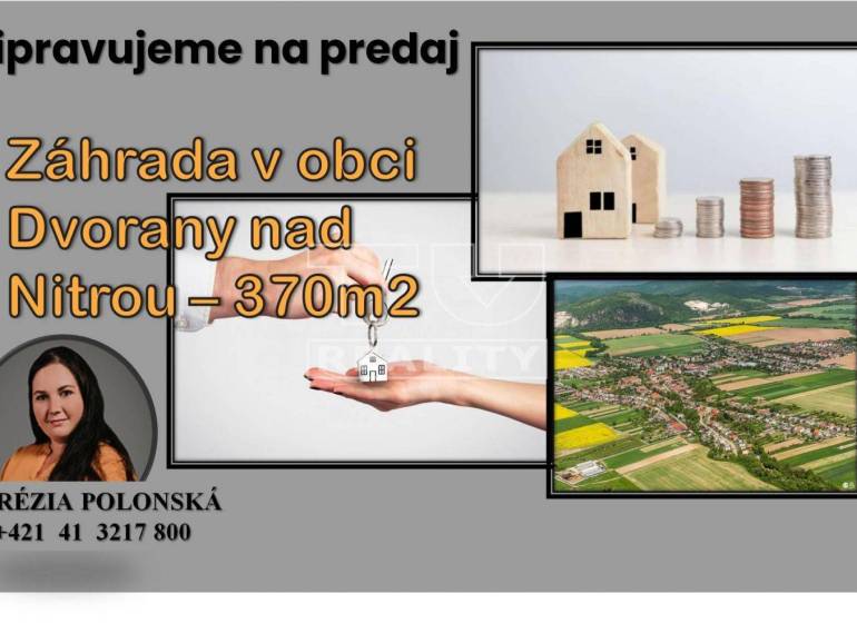 Dvorany nad Nitrou Pozemky - bývanie predaj reality Topoľčany