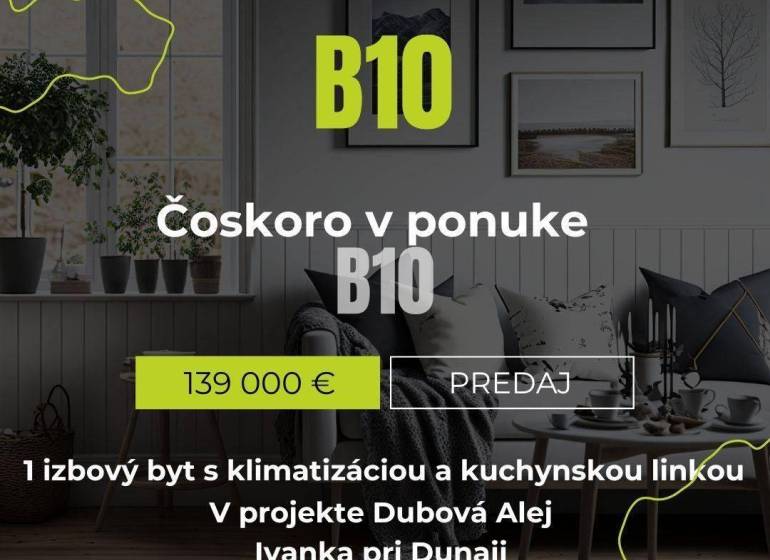 Ivanka pri Dunaji 1-izbový byt predaj reality Senec