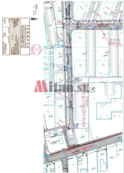 predaj, pozemky pre občiansku vybavenosť-školstvo, CENTRO Čierna Voda - plynovod časť 2