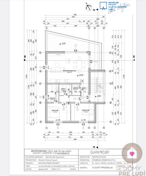 Ostrov VIR-Predaj nového veľkometrážneho 3i apartmánu s krytou terasou a pozemkom o výmere 140 m2 250m od mora