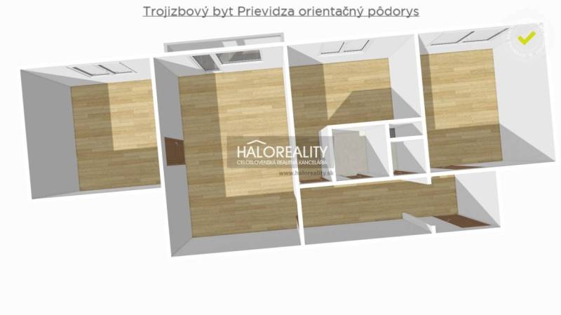 Prievidza 3-izbový byt predaj reality Prievidza