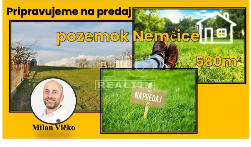 Nemčice Pozemky - bývanie predaj reality Topoľčany