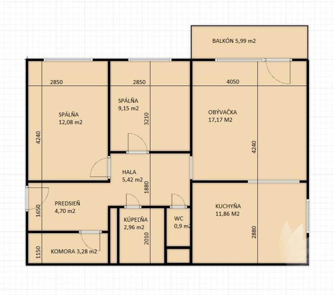 Predaj 3 izbový byt v Novom Meste – časť KRAMÁRE, Rozvodná ul.