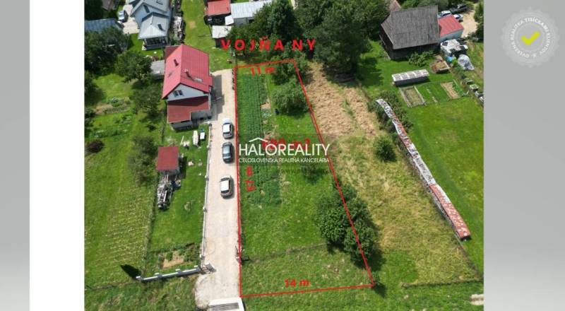 Vojňany Pozemky - bývanie predaj reality Kežmarok