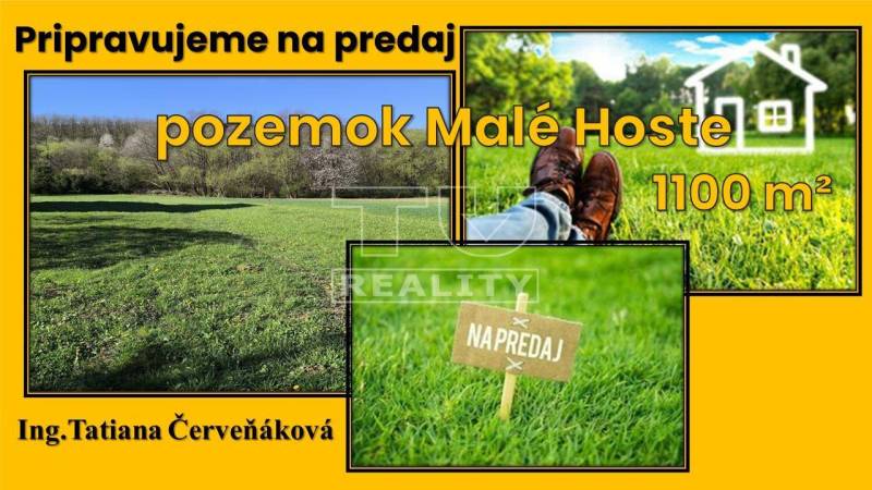 Malé Hoste Pozemky - bývanie predaj reality Bánovce nad Bebravou