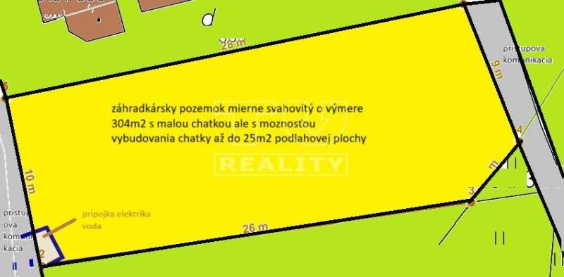 Dubnica nad Váhom Rekreačné pozemky predaj reality Ilava