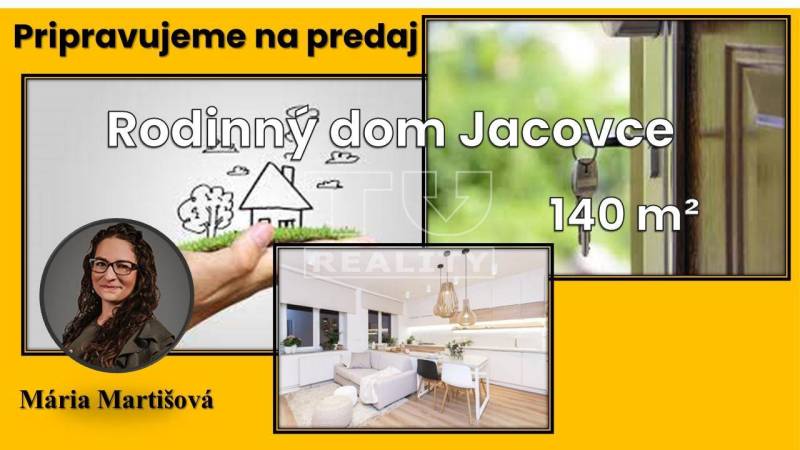 Jacovce Rodinný dom predaj reality Topoľčany