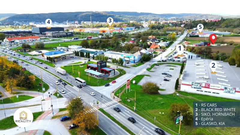 Na prenájom prevádzkový areál s predajňou a kanceláriami Prešov