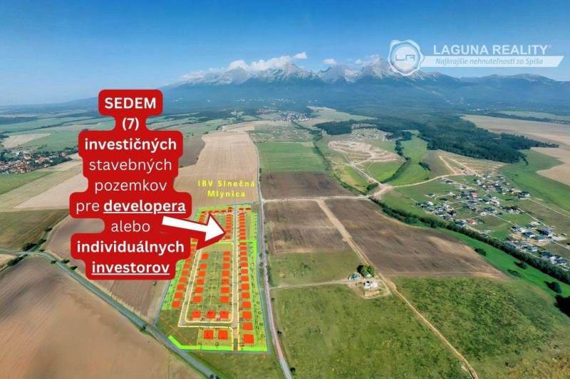 Mlynica Pozemky - bývanie predaj reality Poprad