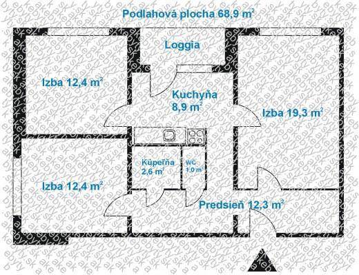 Bratislava - Podunajské Biskupice 3-izbový byt predaj reality Bratislava - Podunajské Biskupice