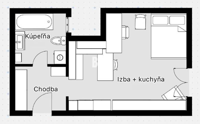 Bratislava - Staré Mesto 1-izbový byt predaj reality Bratislava - Staré Mesto