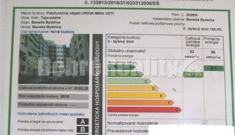 Banská Bystrica 3-izbový byt prenájom reality Banská Bystrica