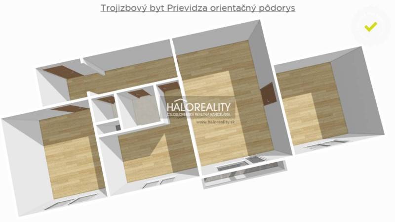 Prievidza 3-izbový byt predaj reality Prievidza