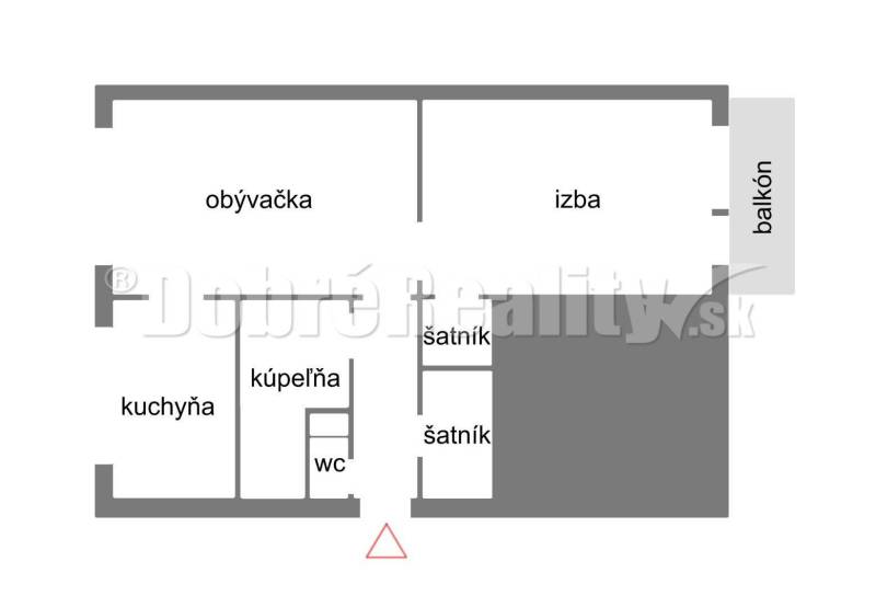 Banská Bystrica 2-izbový byt prenájom reality Banská Bystrica